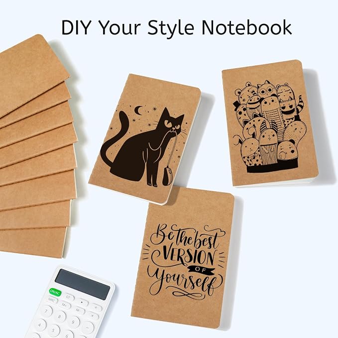 Oucaru 80 Pack Small Pocket Notebook, Mini Blank Notebook 3.5 x 5.5 Inches - Image 5