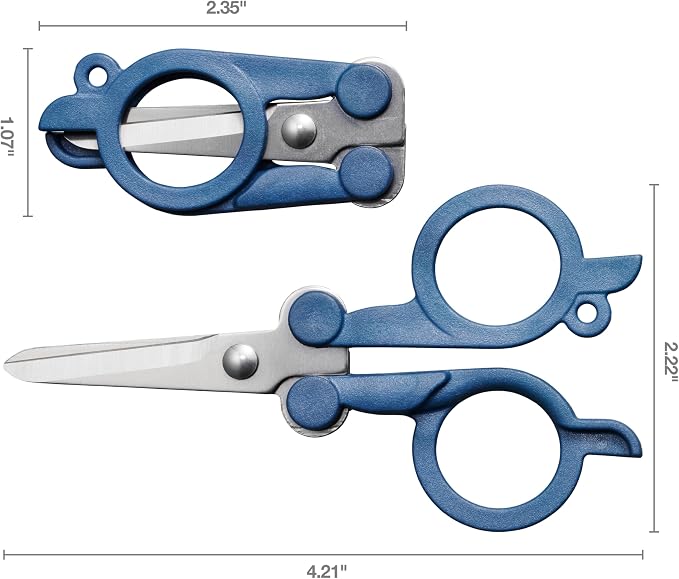 Fiskars Travel Folding Scissors, TSA-Compliant, Compact and Portable - Image 7
