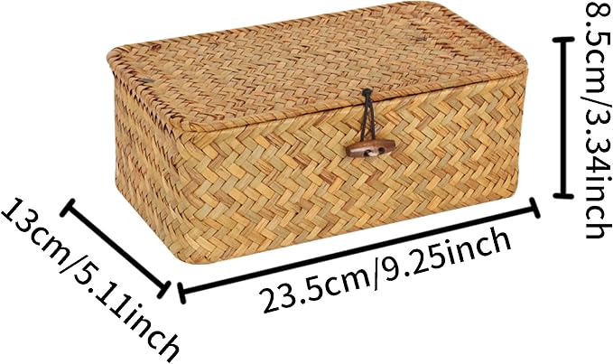 FEIALNDUO Wicker Shelf Baskets - Image 6