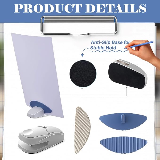 3 Pcs Paper Holder Stand for Typing – Non-Slip Desktop Document Holder - Image 3