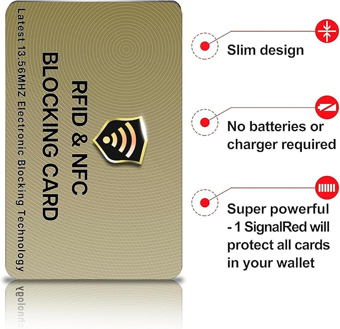 SaiTech IT 20 Pack RFID Blocking Card, One Card Protects Entire Wallet Purse - Image 7