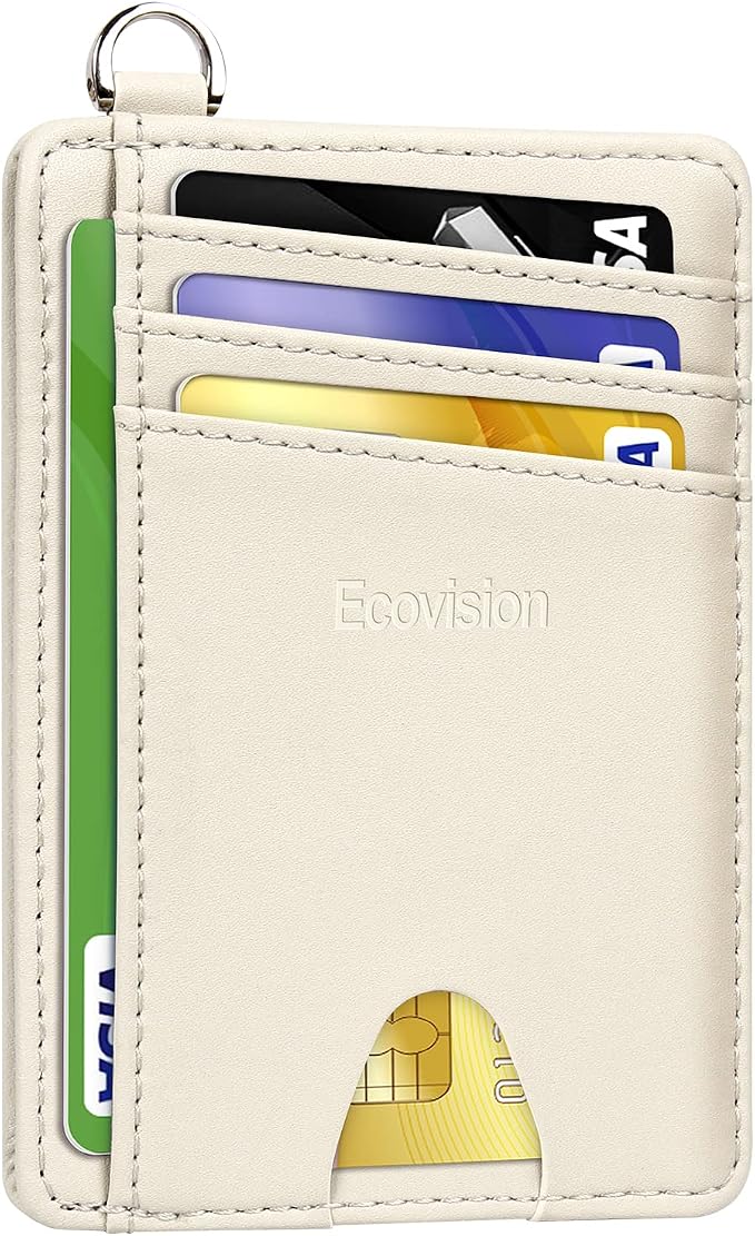 Slim Minimalist Front Pocket Wallet, RFID Blocking Credit Card Holder Wallet by Ecovision