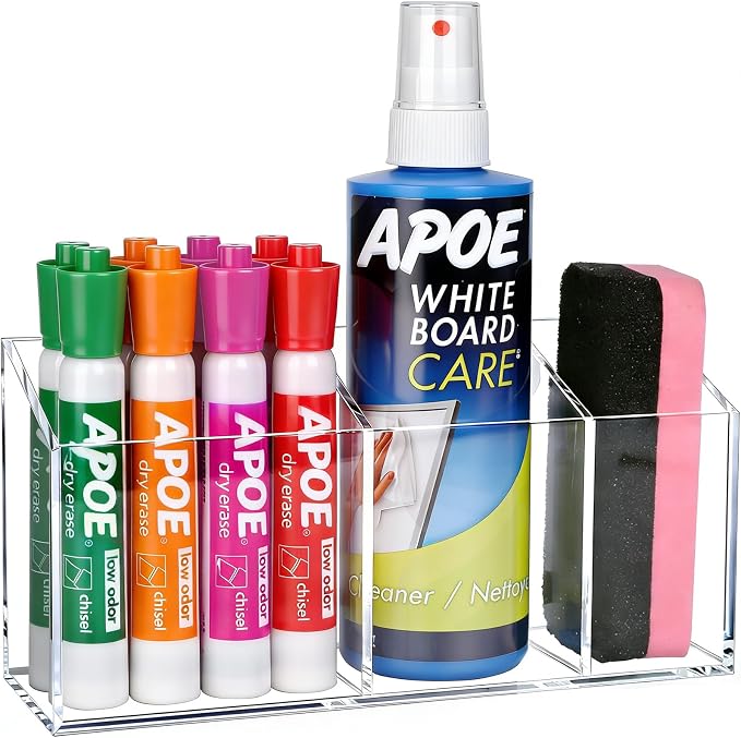 Magnetic Dry Erase Marker Holder by Banafich