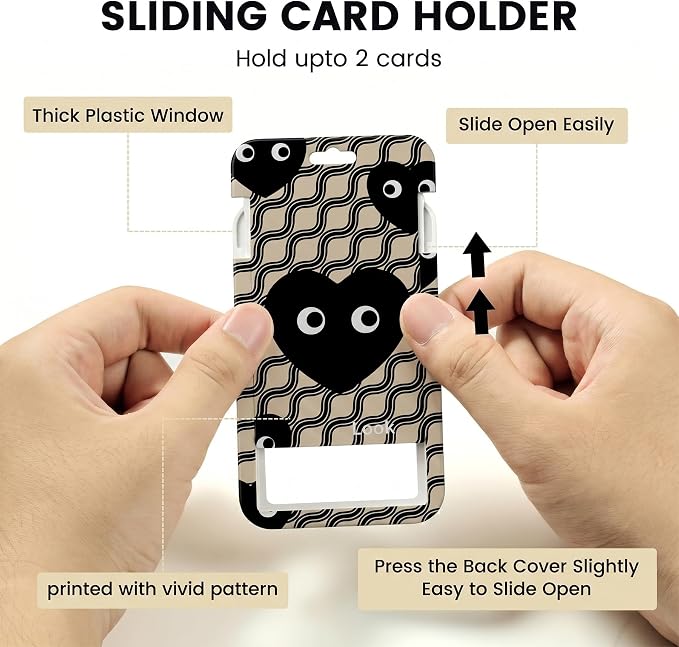 ID Card Badge Holder Key Chain - Image 4