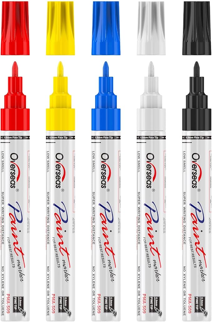 Overseas Oil-Based Fine Tip Paint Marker Pen by Overseas