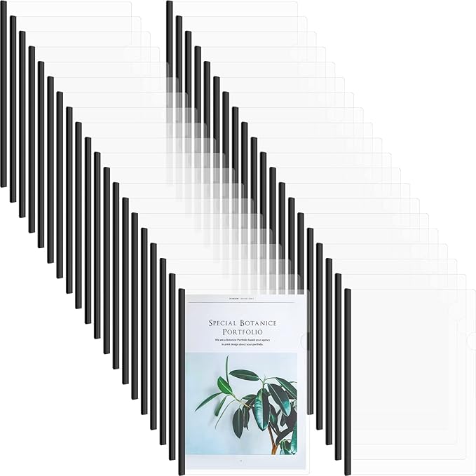 Thenshop 100 Pcs Clear Report Covers by Thenshop