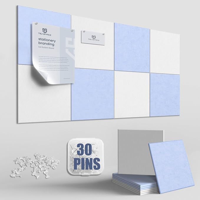 TSJOFFICE Large Cork Board for Wall by TSJOFFICE-WipeCleanThinkGreenWorkSmart