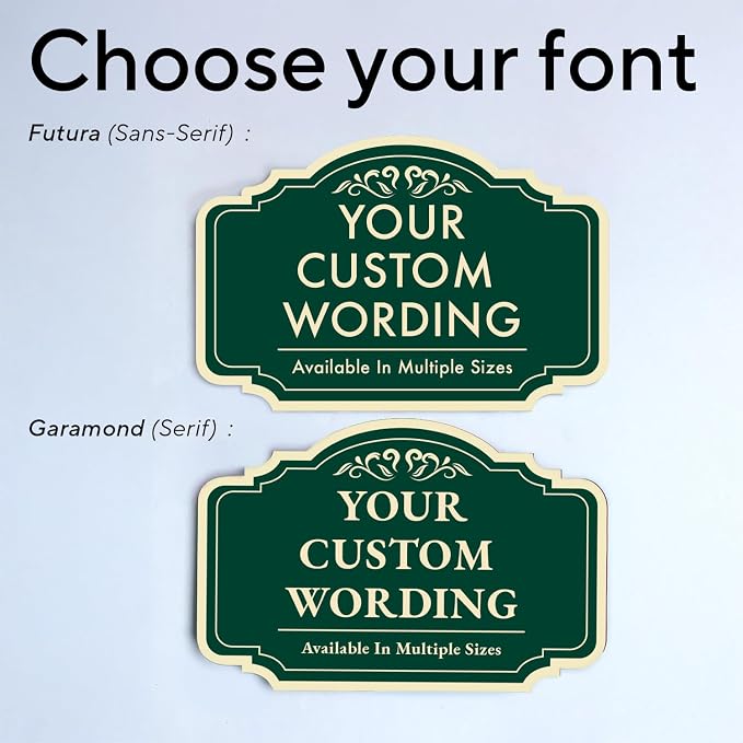 Custom Aluminum Signs: Driveway/Outdoor Metal, Waterproof, Forest Green 24x18 In - Image 9