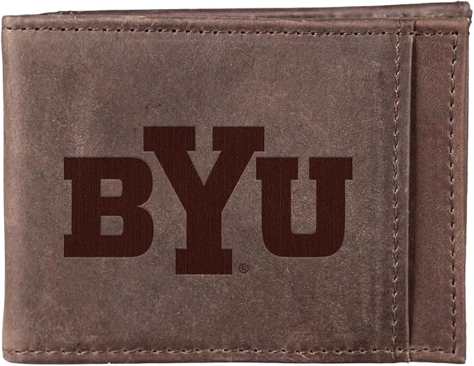 Team Sports America NCAA Brigham Young University Front Pocket Slim Wallet by TeamSportsAmerica
