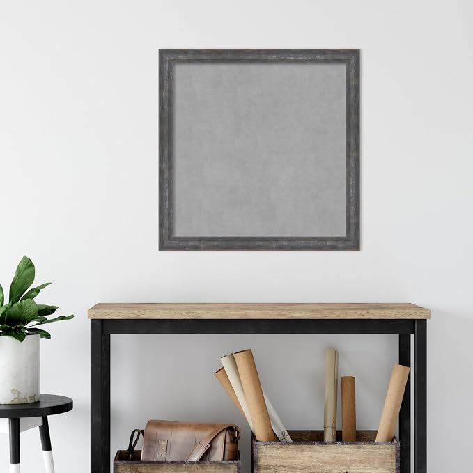 Amanti Art Grey Framed Magnetic Board 27x27 Medium Vision Board - Image 5