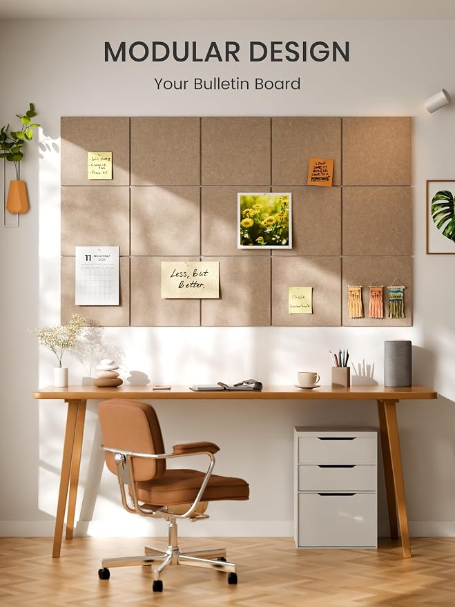 Bumusty Large Cork Board 36" x 24" Alternative - Image 6