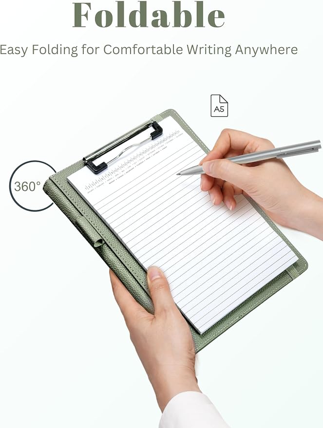 Mymazn Junior Padfolio Portfolio Folder, Small A5 Clipboard - Image 7