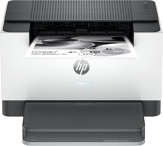 HP Laserjet M207dw Laser Wireless Printer, Black and White, Duplex, Best for Office-DeskLoop Office