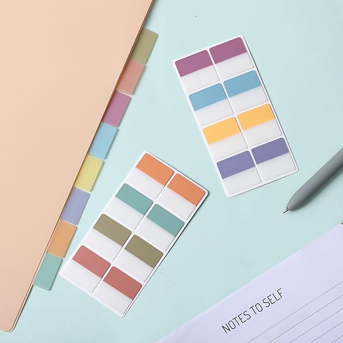 Mr. Pen- Sticky Index Tabs, 240 Pcs, Colorful Sticky Tabs for Notebooks, Page Markers, Page Tabs for Binders, Page Tabs Sticky Tabs for Books, Notebook Tabs, Book Sticky Tabs for Notebooks-DeskLoop Office