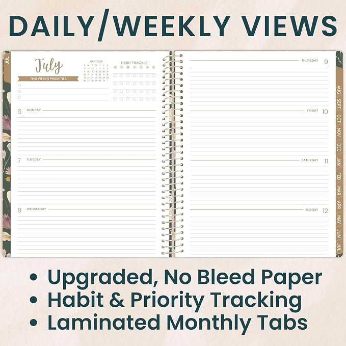 bloom daily planners 2026-2027 Planner 13 Month Academic Year Organizer - Image 2