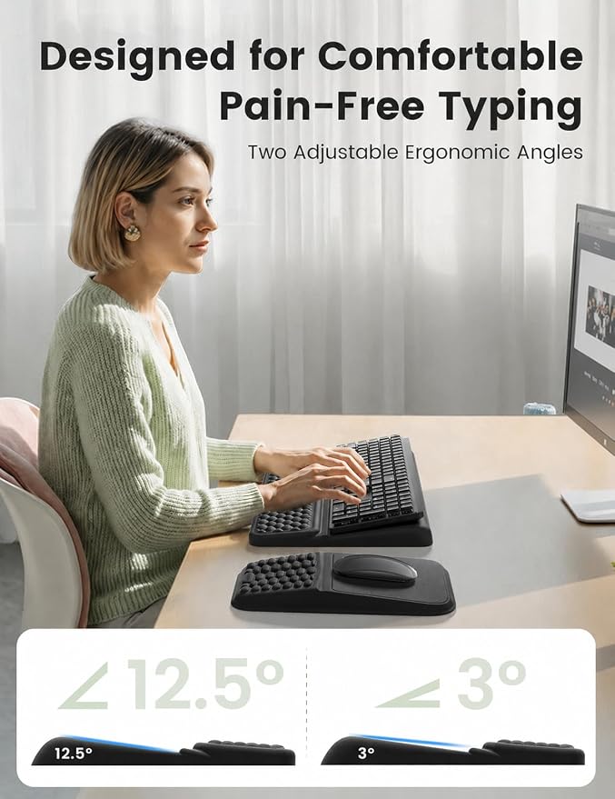 Vaydeer Keyboard Stand and Mouse Pad Set - Image 3