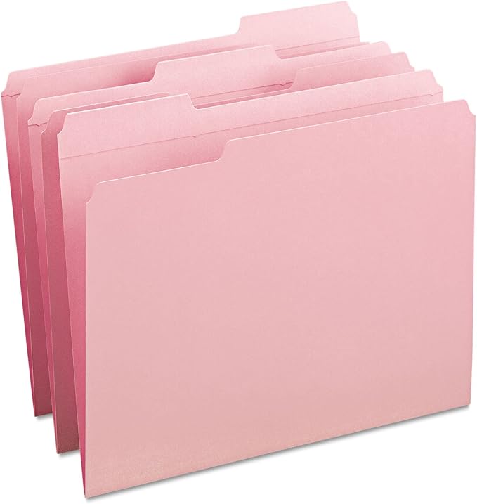 Smead File Folder, Reinforced 1/3-Cut Tab, Letter Size, 100 per Box - Image 2