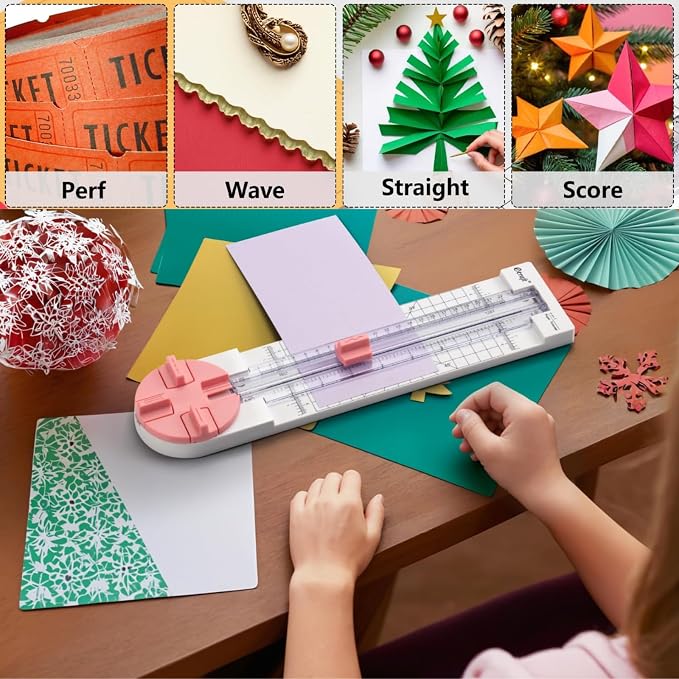 4 in 1 Paper Trimmer, Portable Safety Paper Cutter - Image 5