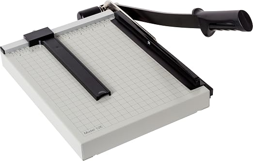 Dahle 12e Vantage Paper Trimmer, 15 Sheet, Automatic Clamp, Adjustable Guide by Dahle