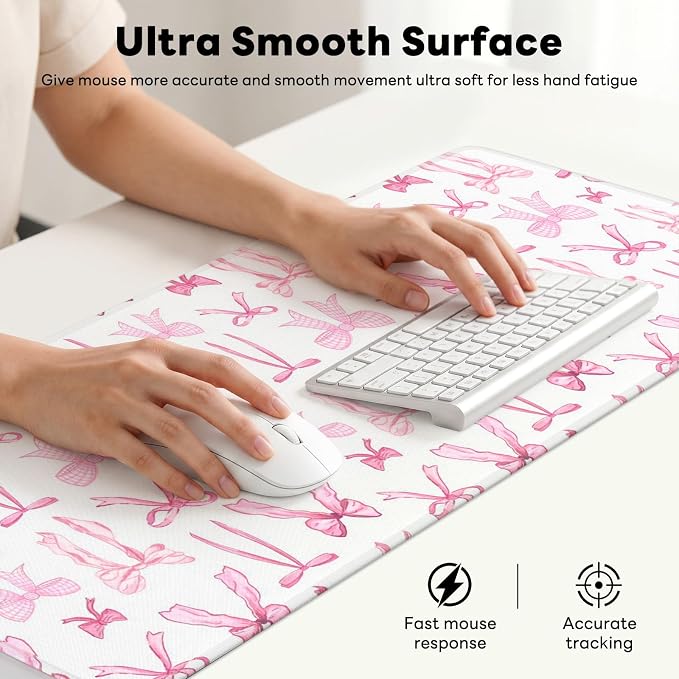Desk Mat, Big Desk Pad, 31.5x11.8 Inches Extended Big Gaming Mouse Pad - Image 5