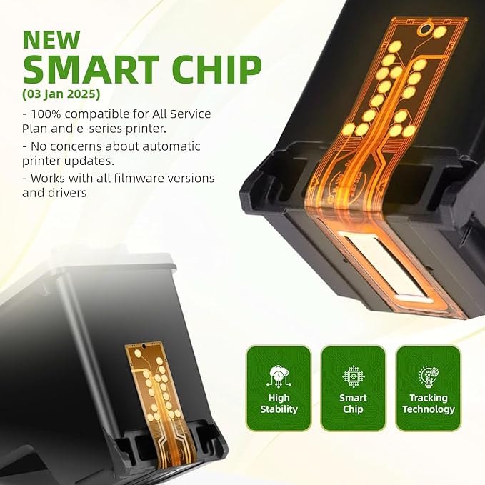 Hp Ink 67 & 67XL HP Printer Ink - Black Color Combo Pack for Hp 67 Ink Cartridges, HP 67XL Ink, DeskJet 2855e 2755e 2700 2700e 2800e 4155e 4255e 2827e 4100e 4227e, Envy 6055e 6000 6400 6455e Printer-DeskLoop Office