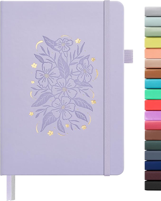&And Per Se Lined Hardcover Notebook – A5 5.7"x8" College Ruled, 160 Pages by AndPerSe
