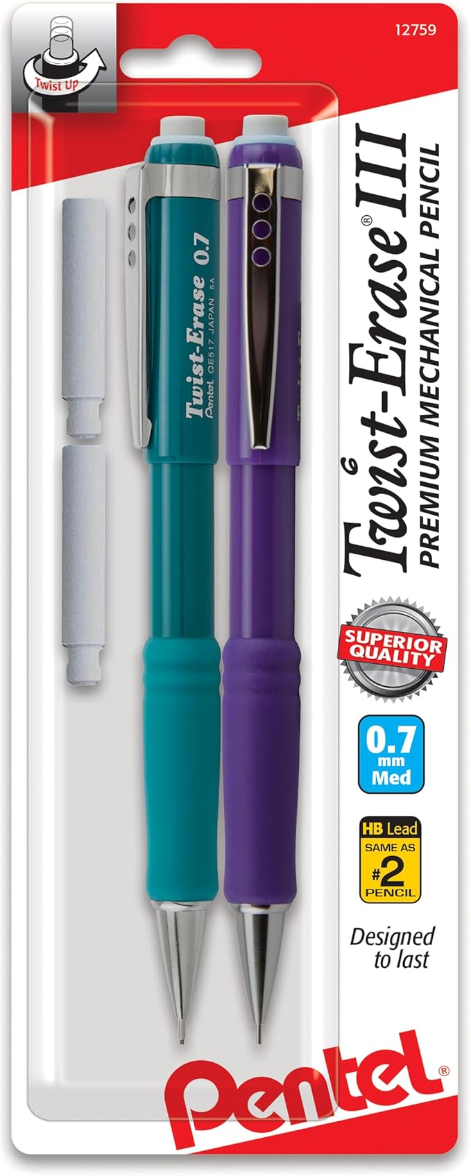 Pentel Twist-Erase III Mechanical Pencil - Image 3