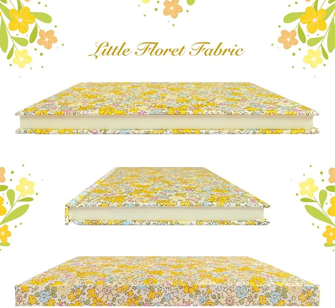 ipoul Yellow Notebook, Floral Journal - Image 3