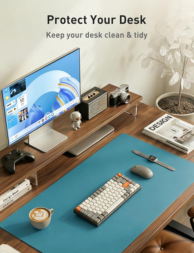 Aothia Faux Leather Desk Mat - Image 8