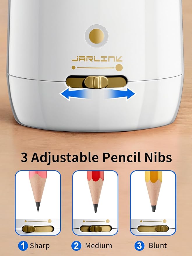 JARLINK Automatic Electric Pencil Sharpener - Image 5