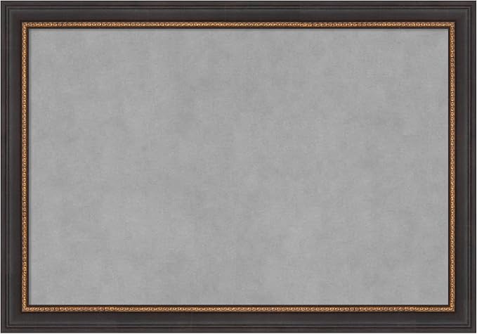 Amanti Art Black Framed Magnetic Board 19x27 Medium Vision Board by AmantiArt