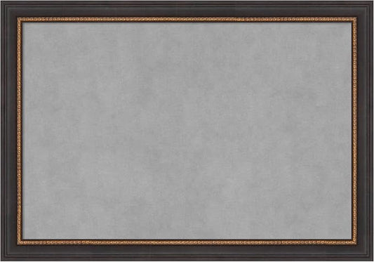 Amanti Art Black Framed Magnetic Board 19x27 Medium Vision Board by AmantiArt