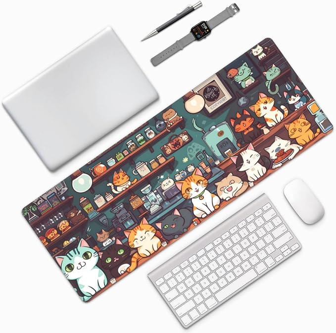 Gaming Mouse Pad Desk Pad, Extended Big Mouse Pad, 31.5x11.8 Inch Long Computer - Image 9