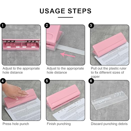 Adjustable 6-Hole Punch - Image 5