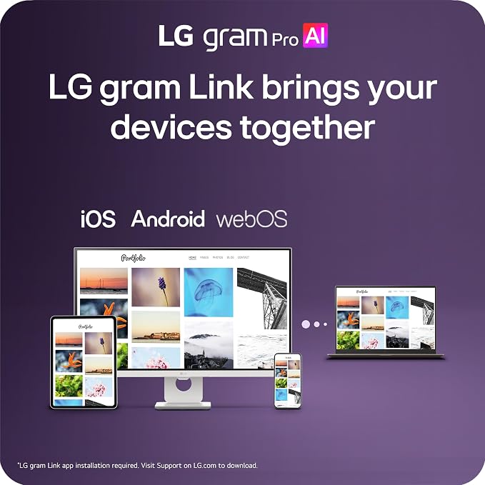 LG gram Pro 16-inch Thin and Lightweight Dual AI Laptop Computer, Windows 11 - Image 20