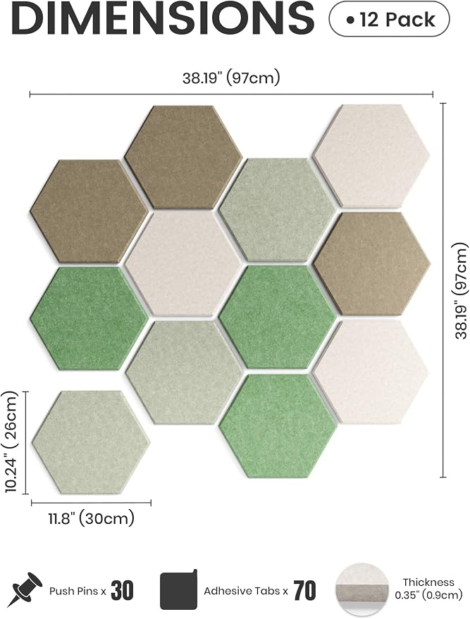 Fluxynara Hexagon Cork Board Alternative - Image 2