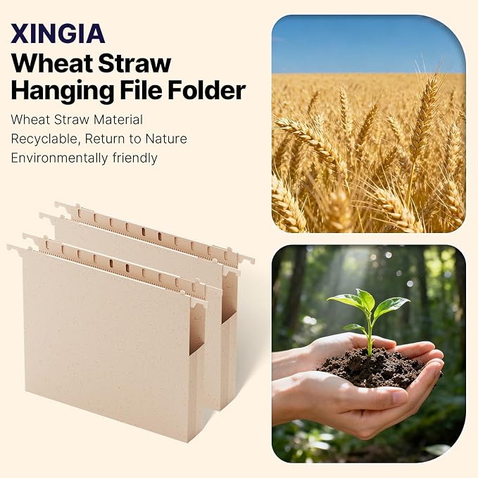 XINGIA Hanging File Folders Letter Size, Heavy Duty 1" Expanding Hanging File - Image 6