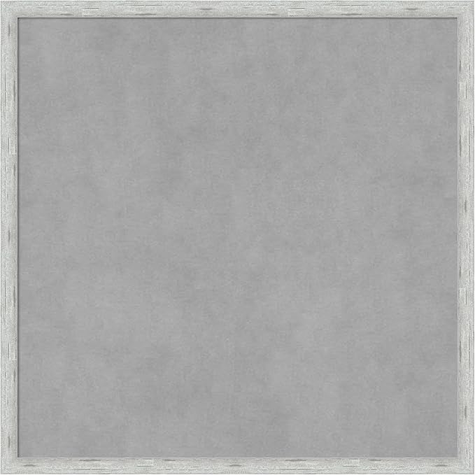 Amanti Art Silver Framed Magnetic Board 21x21 Medium Vision Board by AmantiArt