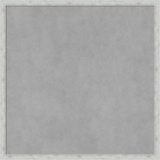 Amanti Art Silver Framed Magnetic Board 21x21 Medium Vision Board by AmantiArt
