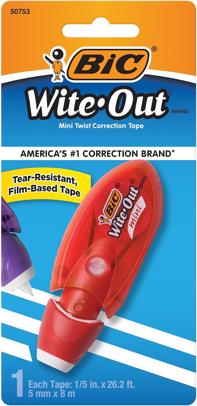 BIC Wite-Out Brand Mini Twist Correction Tape by BIC