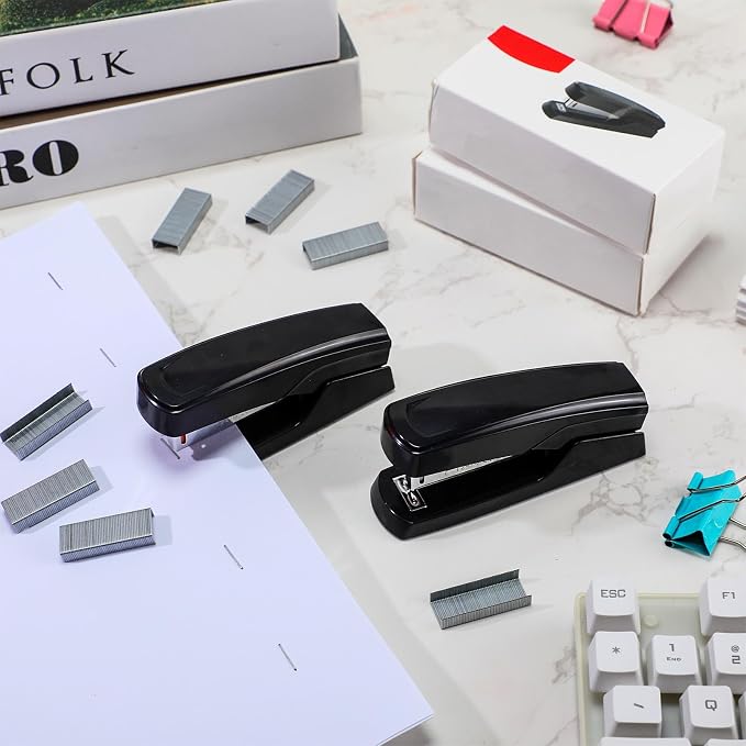 Desktop Stapler School College Office Supplies Portable Durable Staplers - Image 4