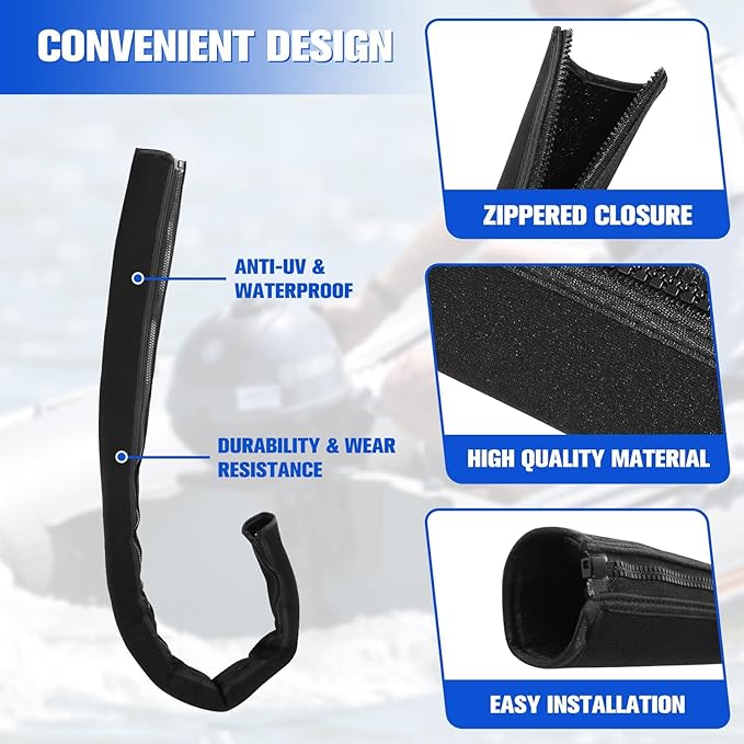 48inch Neoprene Trolling Motor Cable Sleeve 2'' Dia Cable Organizer - Image 4