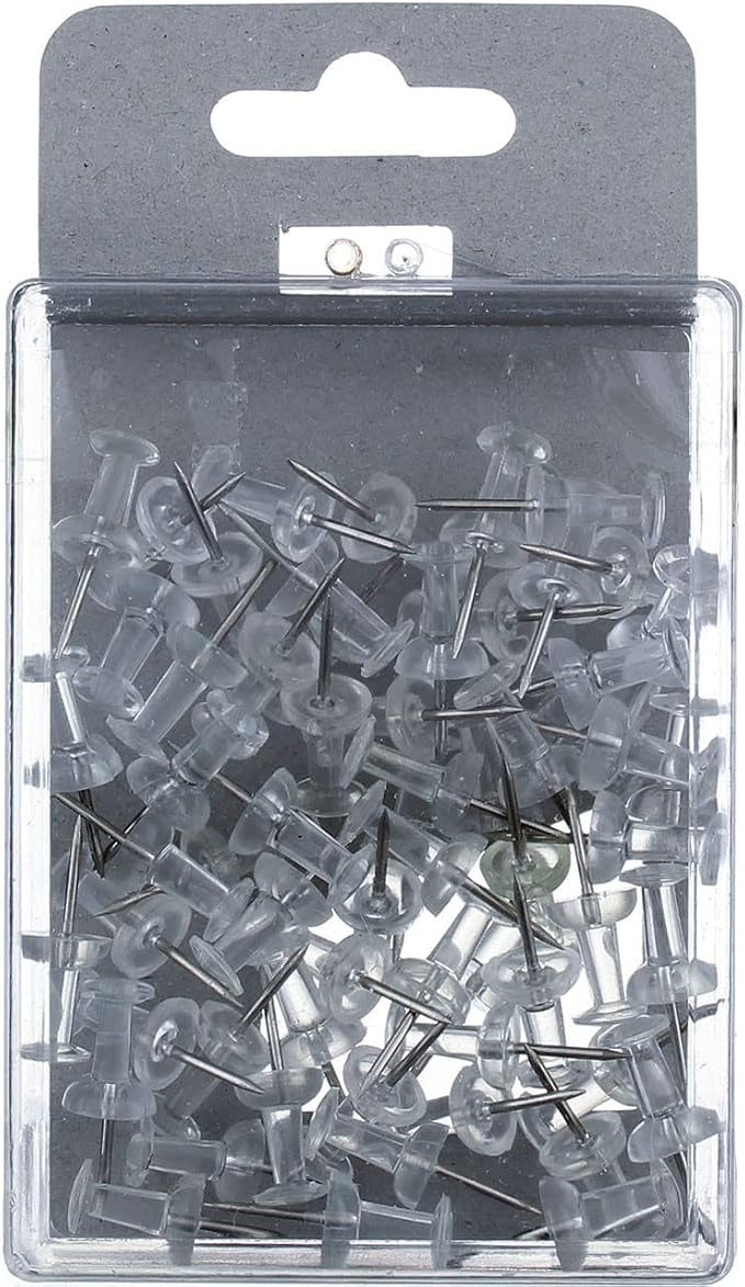 Charles Leonard Push Pins in Reusable Box - Image 3