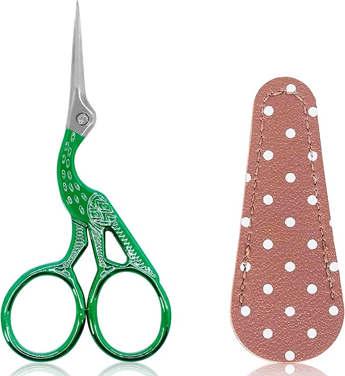 BIHRTC Scissors 3.6Inch Embroidery Knitting Scissor Small Crafting Shears by HOME