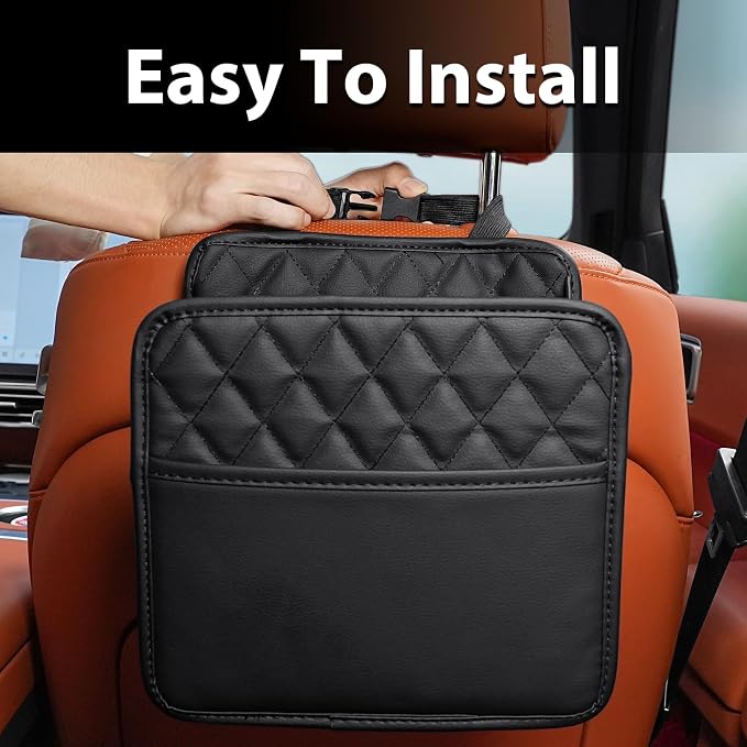 FrgKbTm 2Pack Car Seat Back Organizer, Waterproof Car Backseat Organizer - Image 7