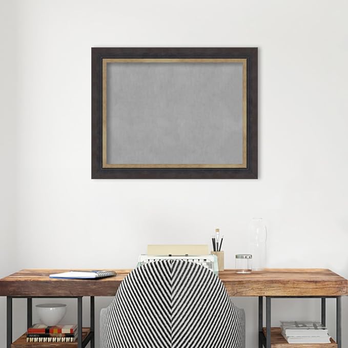 Amanti Art Black Framed Magnetic Board 23x29 Medium Vision Board - Image 5
