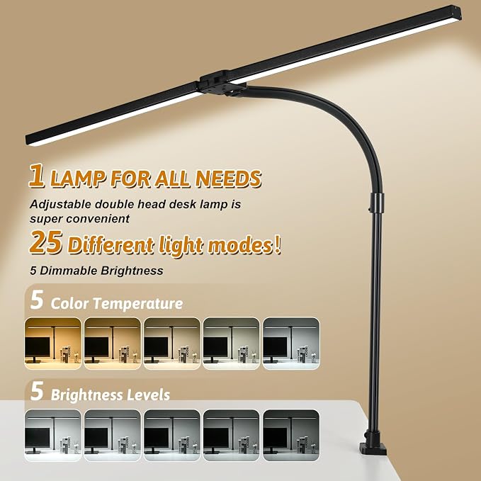 LED Desk Lamp for Office Dorm Home - Image 3