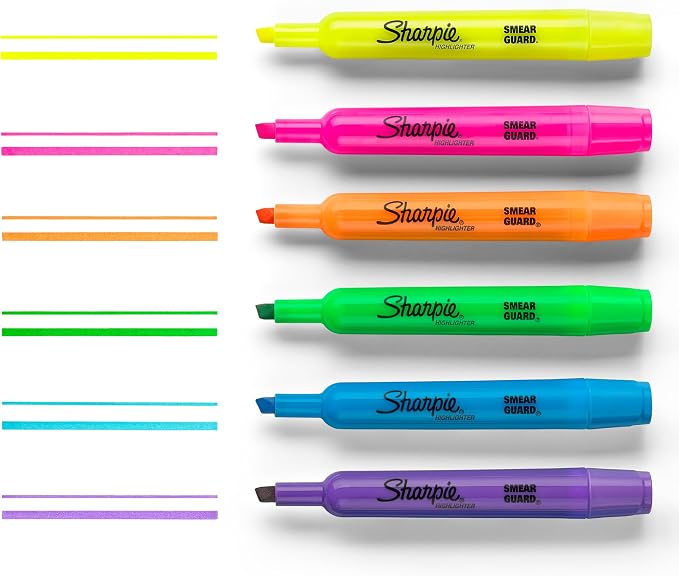 Sharpie Tank Highlighters, Chisel Tip, Essential Office & School Supplies - Image 6