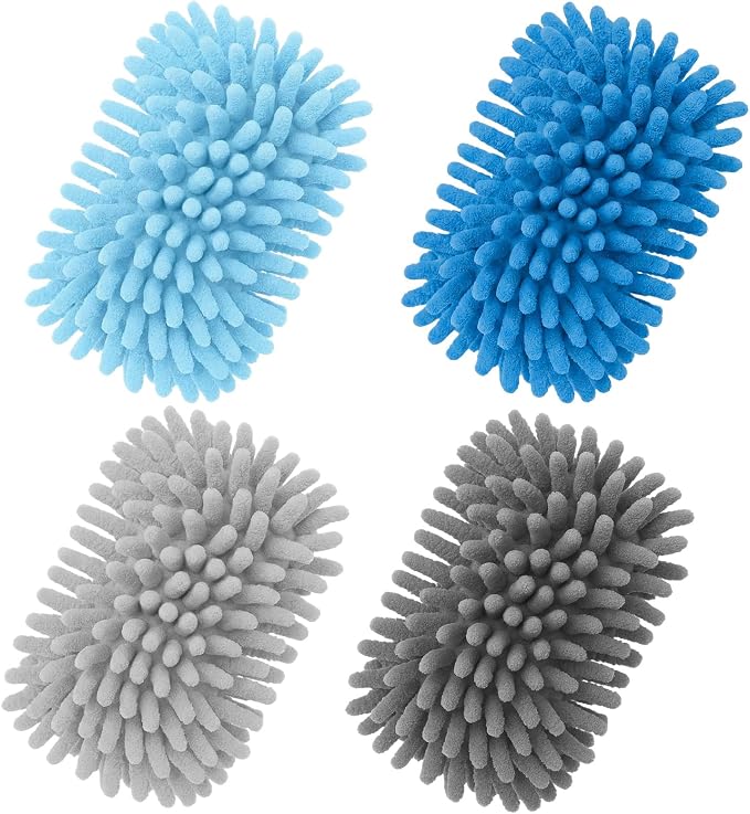 Zonon 8 Pieces Dry Erase Eraser Microfiber Shag Washable Whiteboard Eraser by Zonon