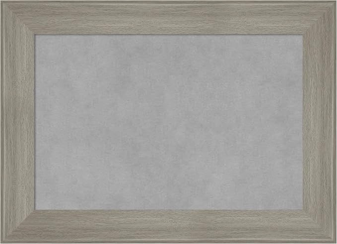 Amanti Art Grey Framed Magnetic Board 16x22 Small Vision Board by AmantiArt